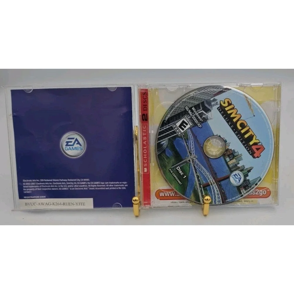 SimCity 4 Deluxe Edition Incl. Sim City 4: Rush Hour Expansion PC CD ROM 2 Discs